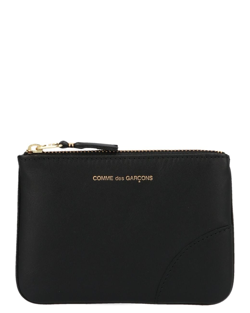 Comme des Garçons Black Wallet Logo Print Wallet