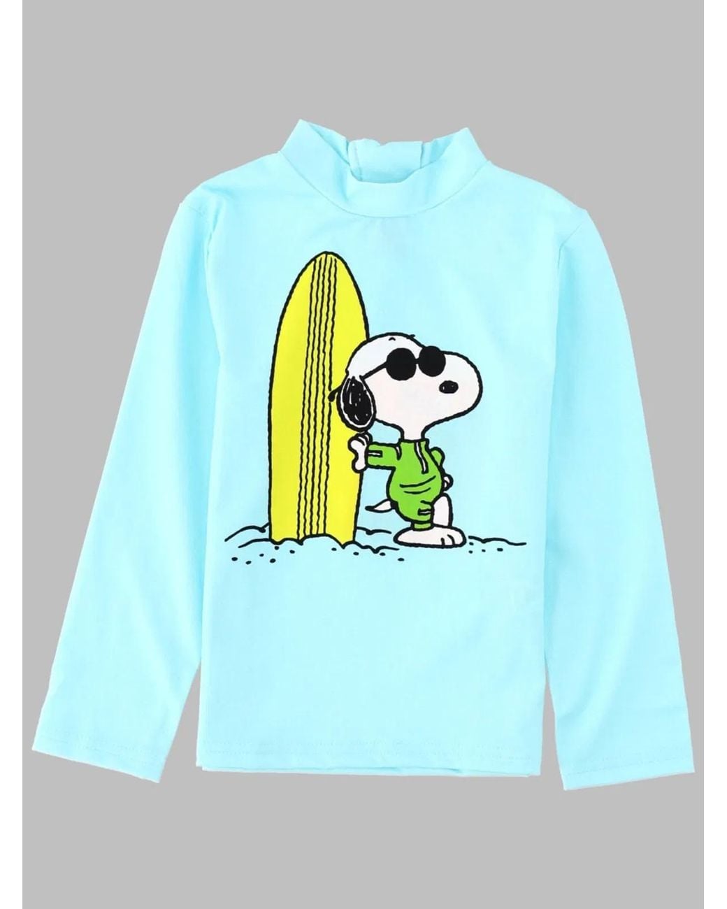 Mc2 Saint Barth Blue Mini Long Sleeve Uv Protection T-Shirt