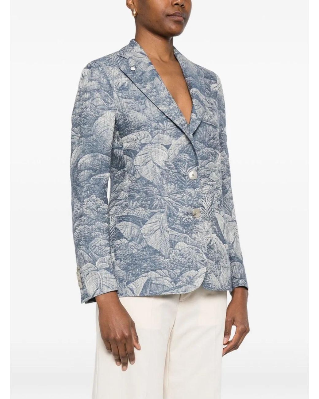 L.b.m. 1911 Blue Single-Breasted Jacket