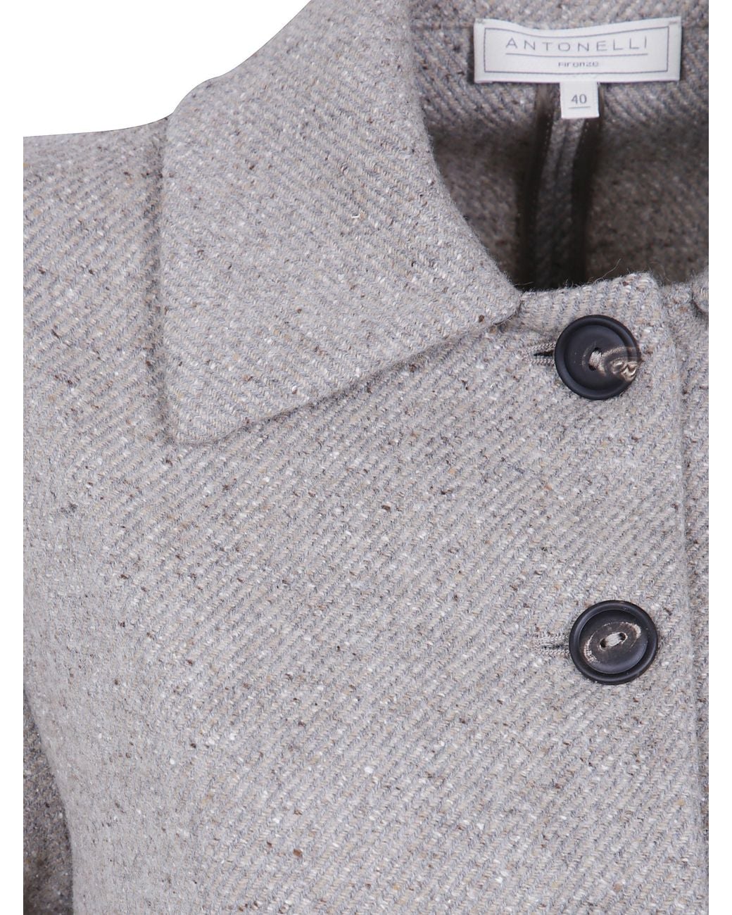 Antonelli Gray "Andy" Jacket With Pockets
