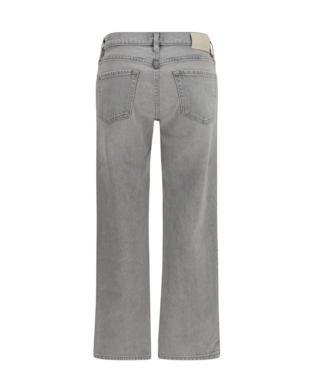 Citizens of Humanity Gray Jeans Vintage Straight-Leg
