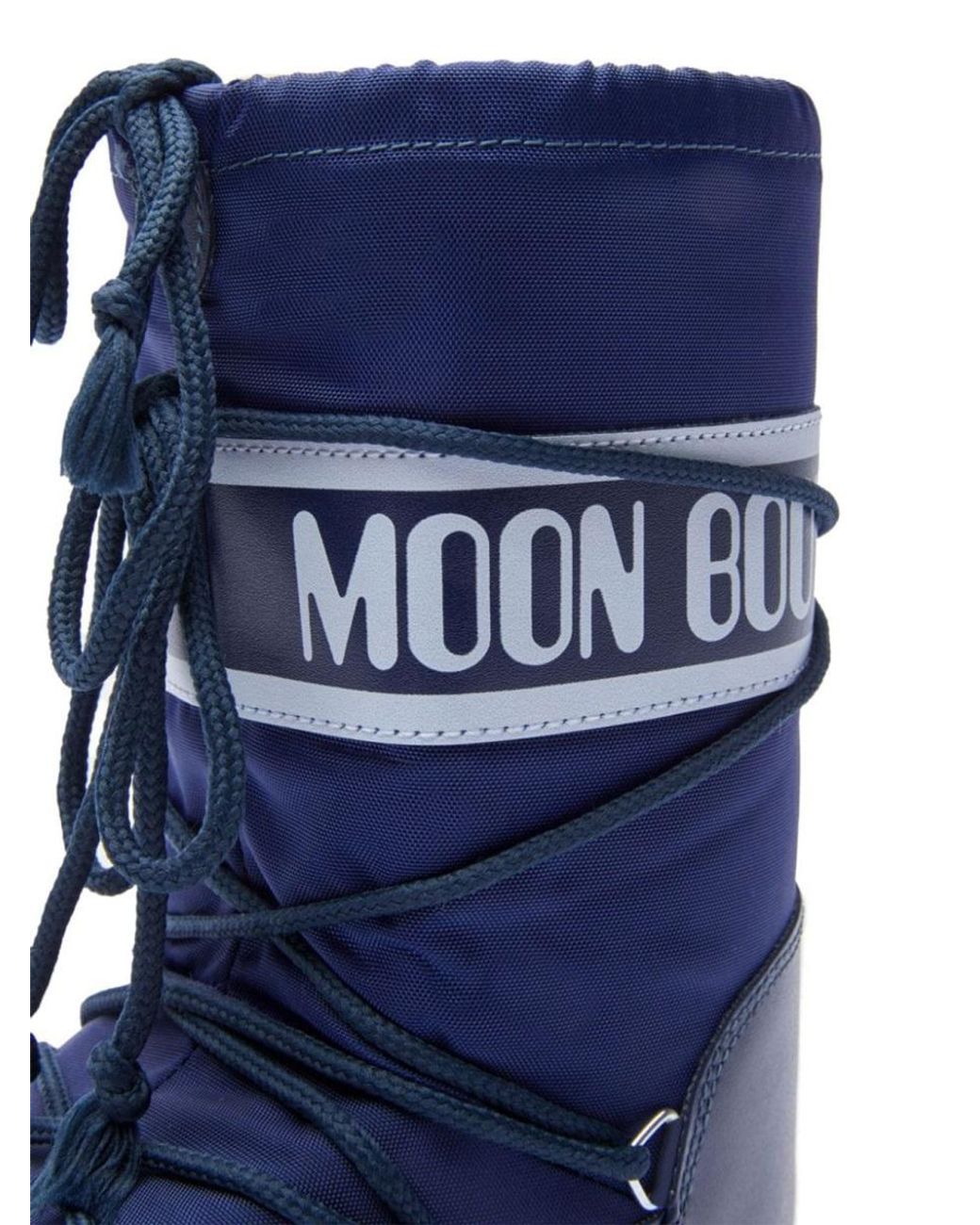 Moon Boot Blue Stivali Con Logo "Icon"