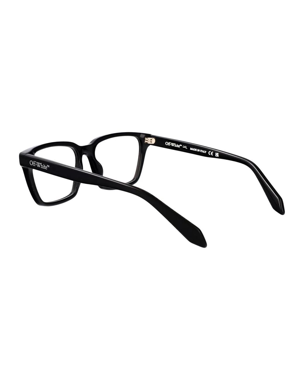 Off-White c/o Virgil Abloh Black Shiny Acetate Glasses