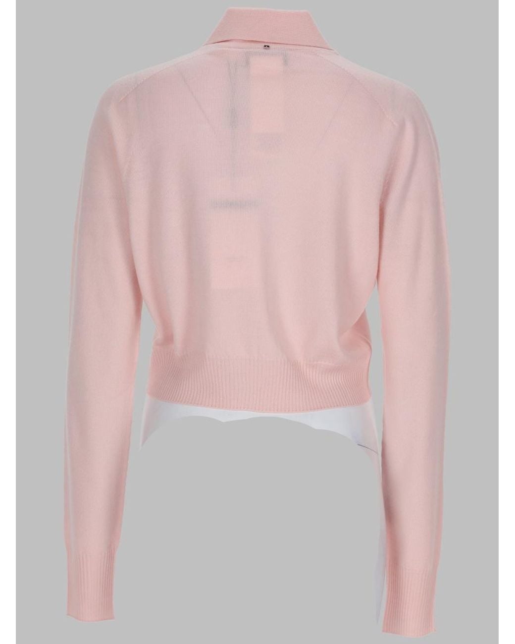 Sportmax Pink Cardigan "Lirica"