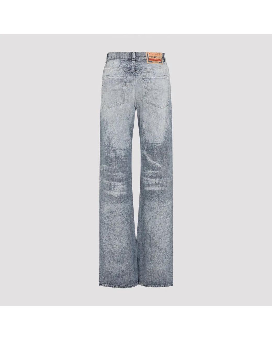 DIESEL Gray 1971 D-Sent Cotton Jeans