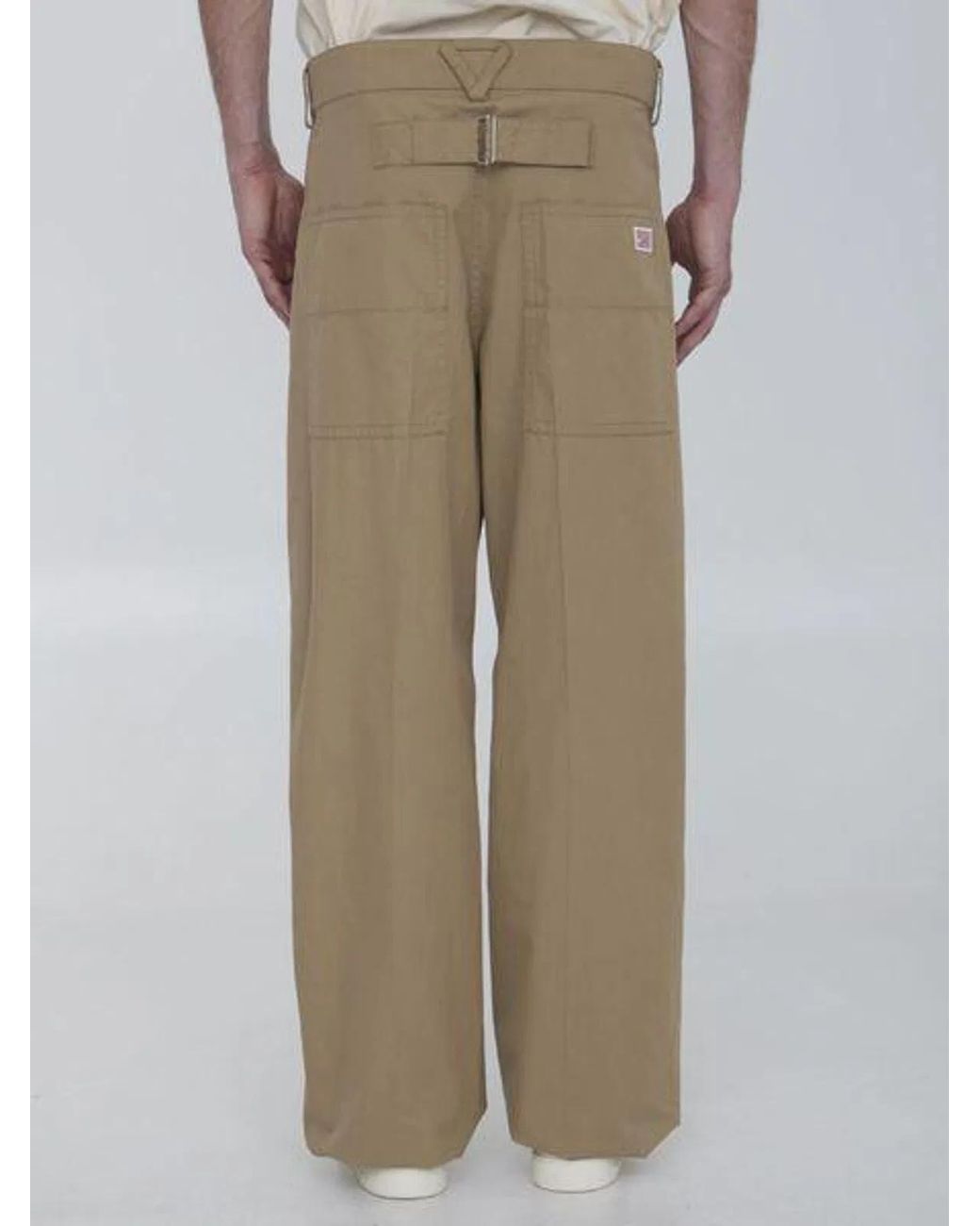 Bottega Veneta Natural Contemporary Cargo Pants for men