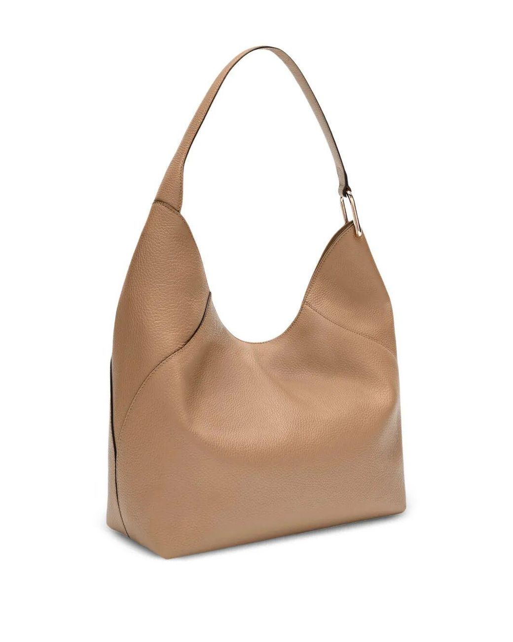 Furla Natural Lara" Eracle Print Leather Large Hobo Bag