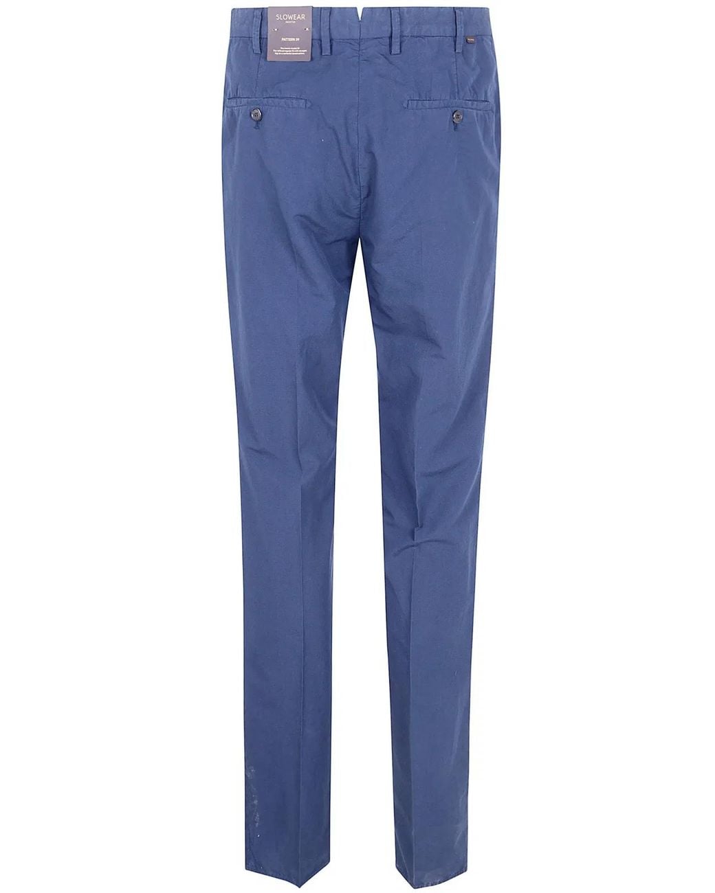 Incotex Blue Coulisse Chino Trousers for men