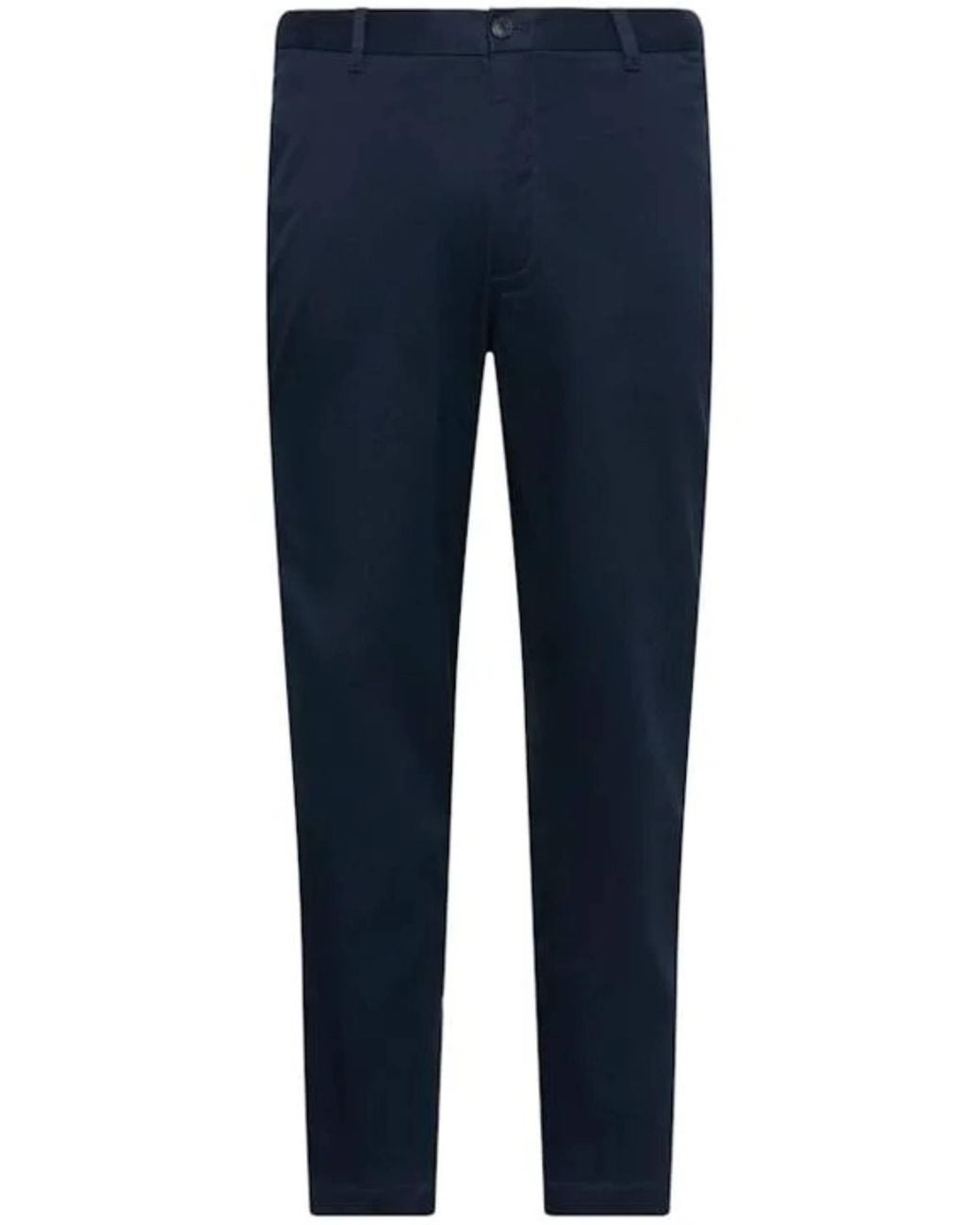 Calvin Klein Blue Tapered Stretch Cotton Pants for men