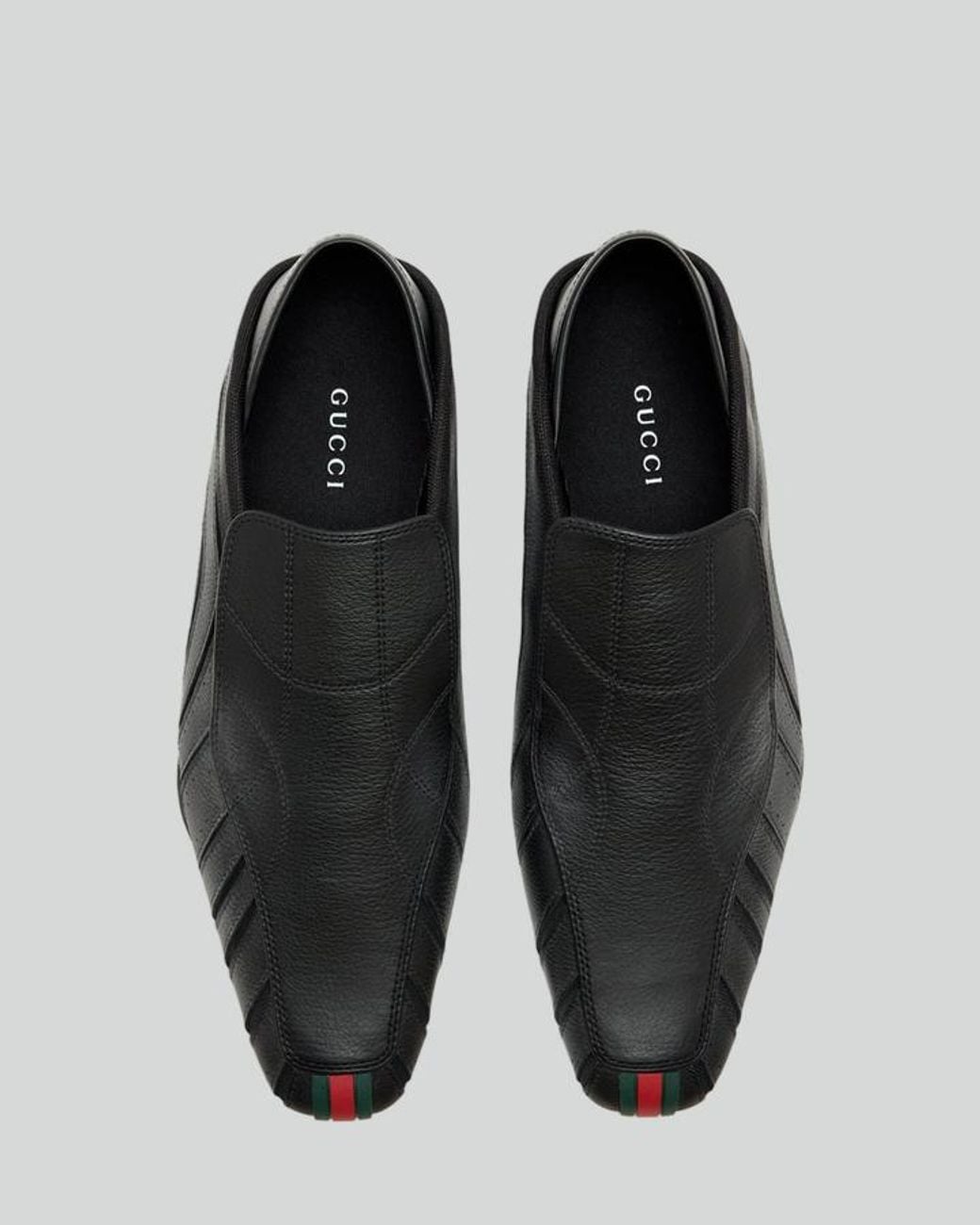 Gucci Black Slip-On Sneakers for men