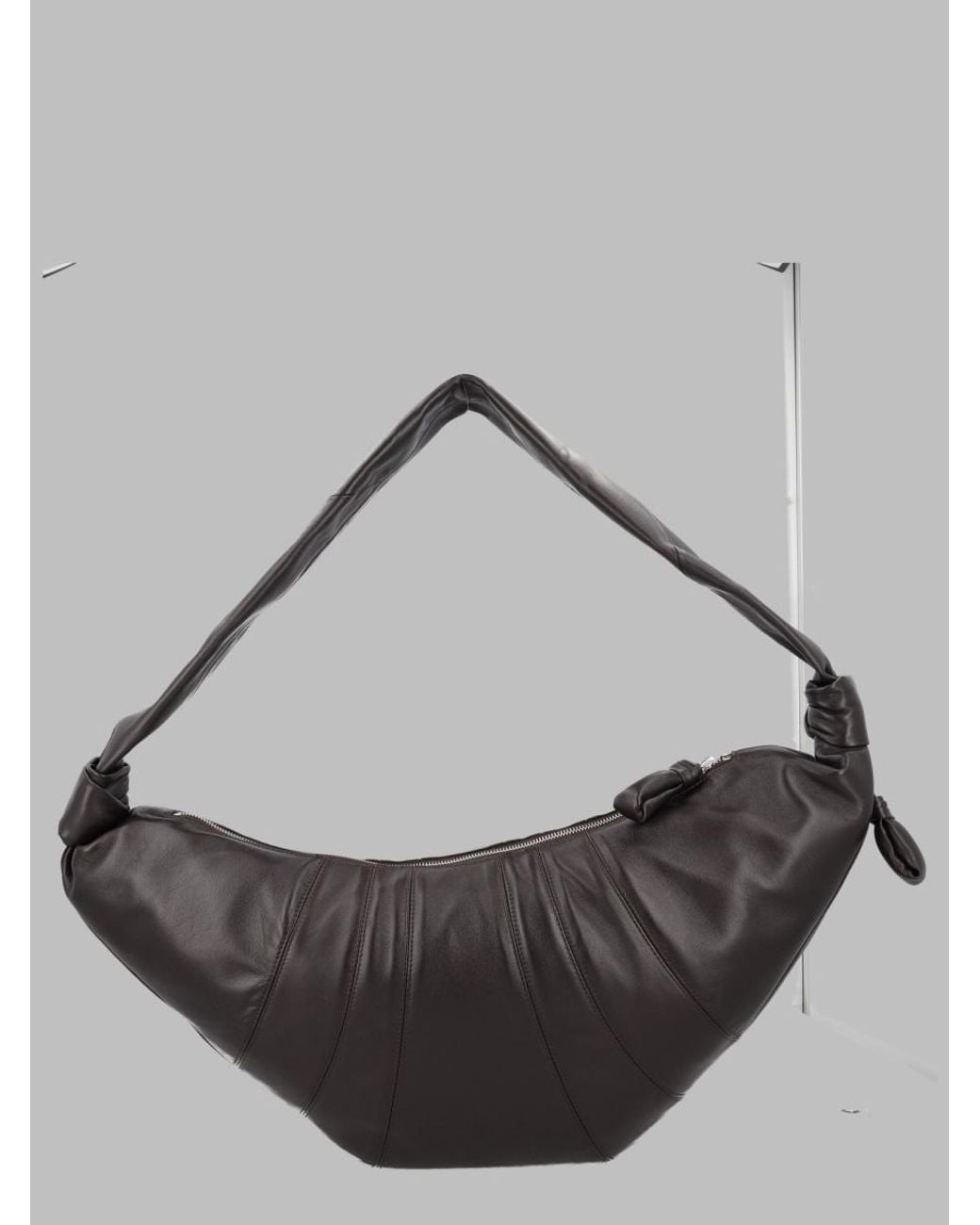 Lemaire Gray Borsa "Croissant" Large