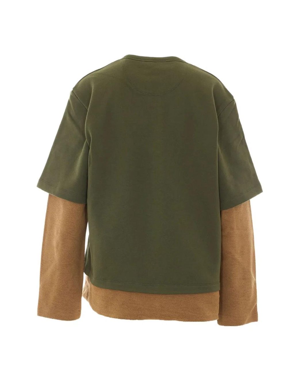 The Attico Green Cotton Crewneck Sweater