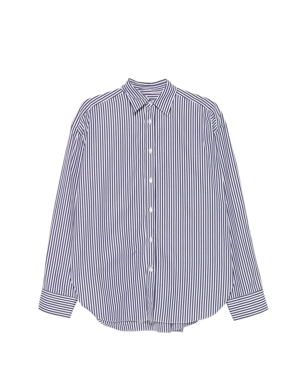 Finamore 1925 Purple Cotton Shirt