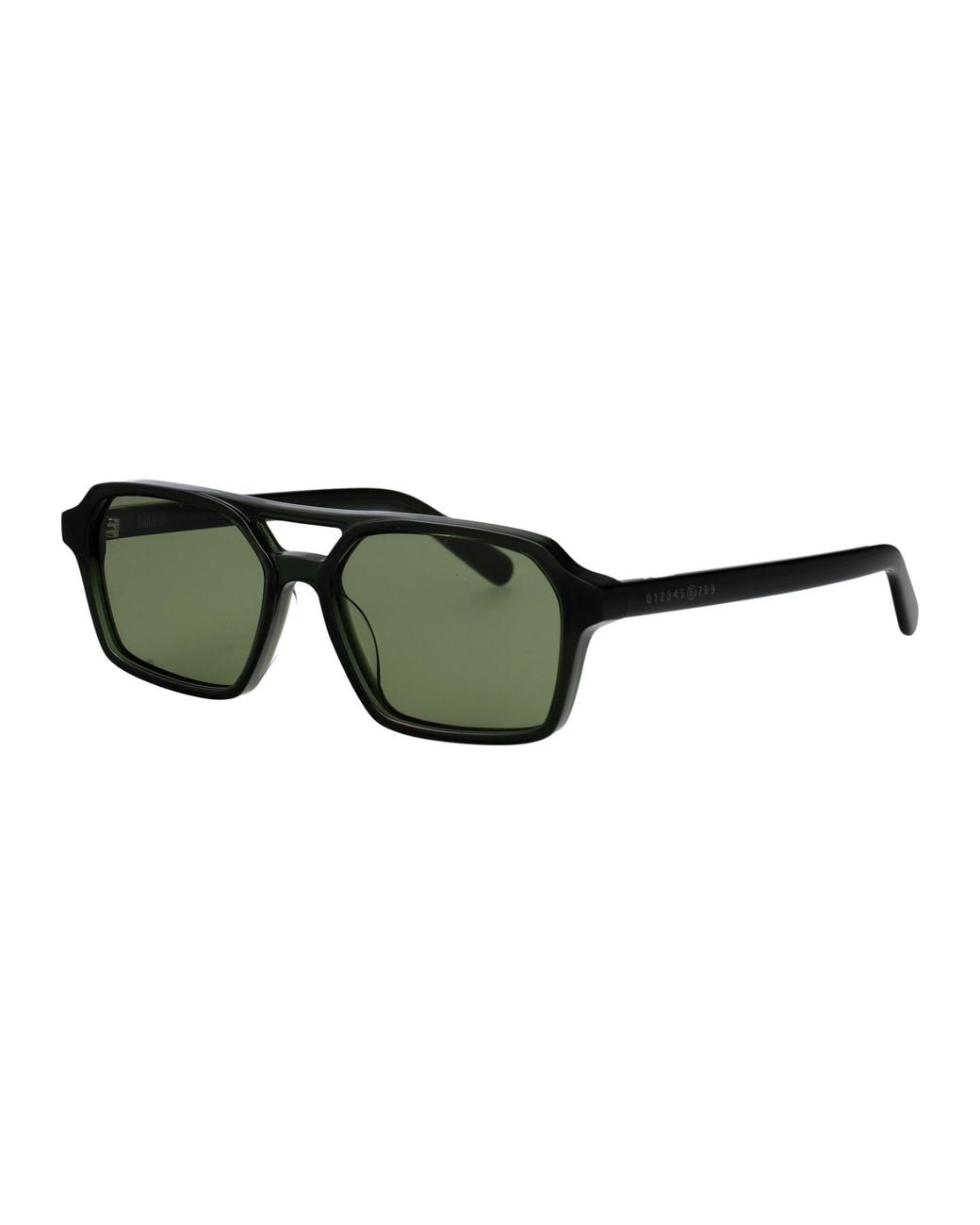 Maison Margiela Green Acetate Sunglasses