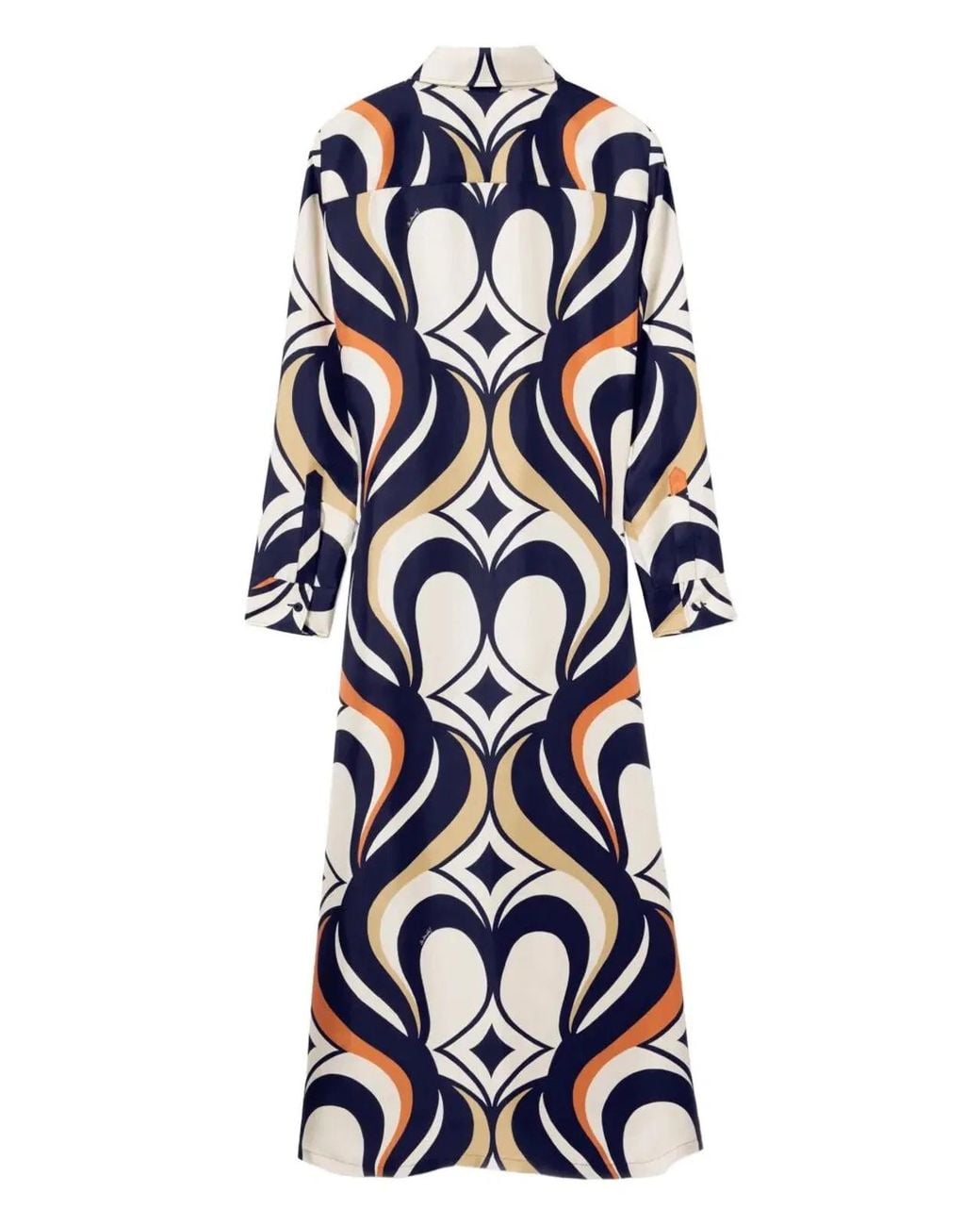 LaDoubleJ Blue Geometric Pattern Dress