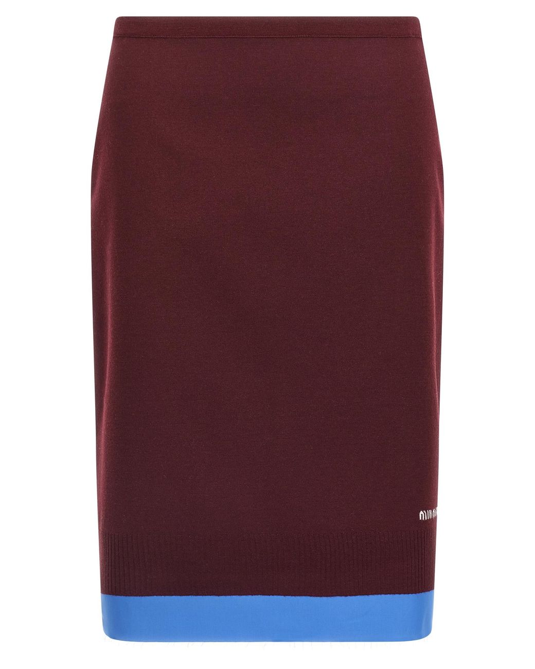 Miu Miu Purple Double Layer Skirt