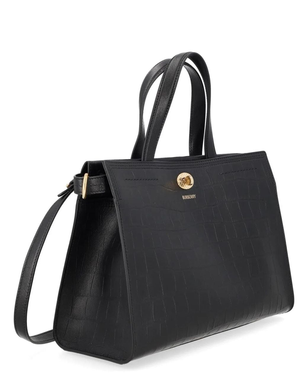 Burberry Black Lamb Leather Shoulder Bag