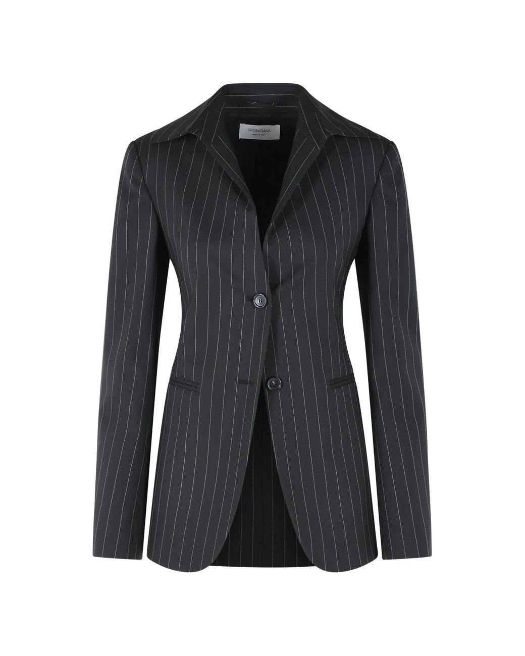 Max Mara Black Wool Polyester Spxrive