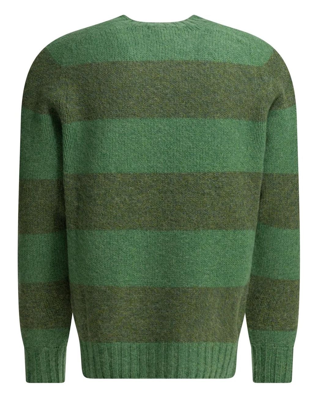 Beams Plus Green Wool Knitwear for men