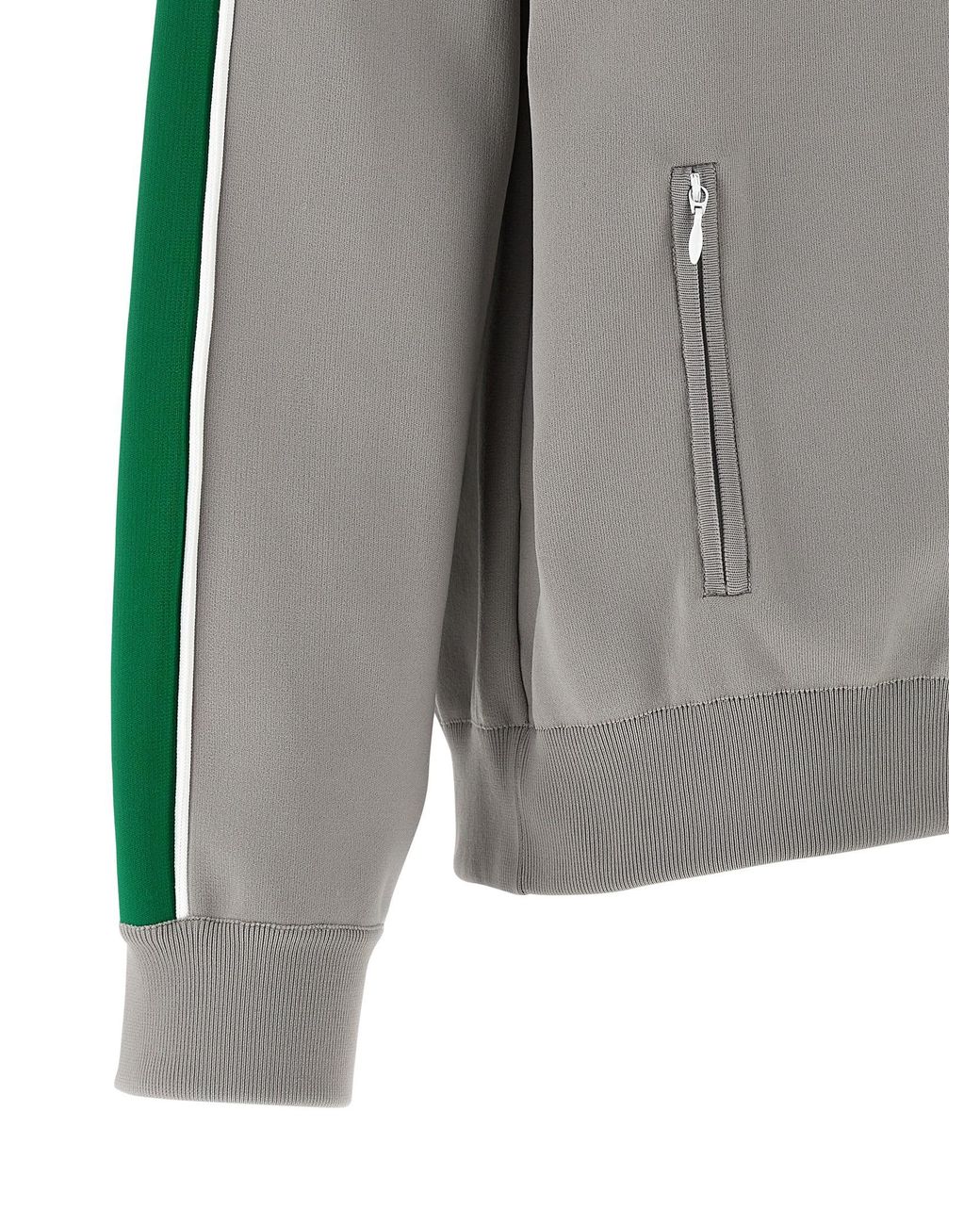 Miu Miu Gray Logo Embroidery Sweatshirt