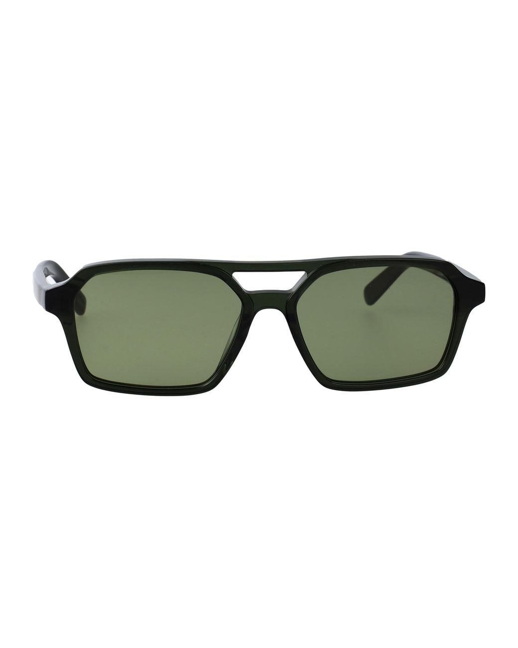 Maison Margiela Green Acetate Sunglasses