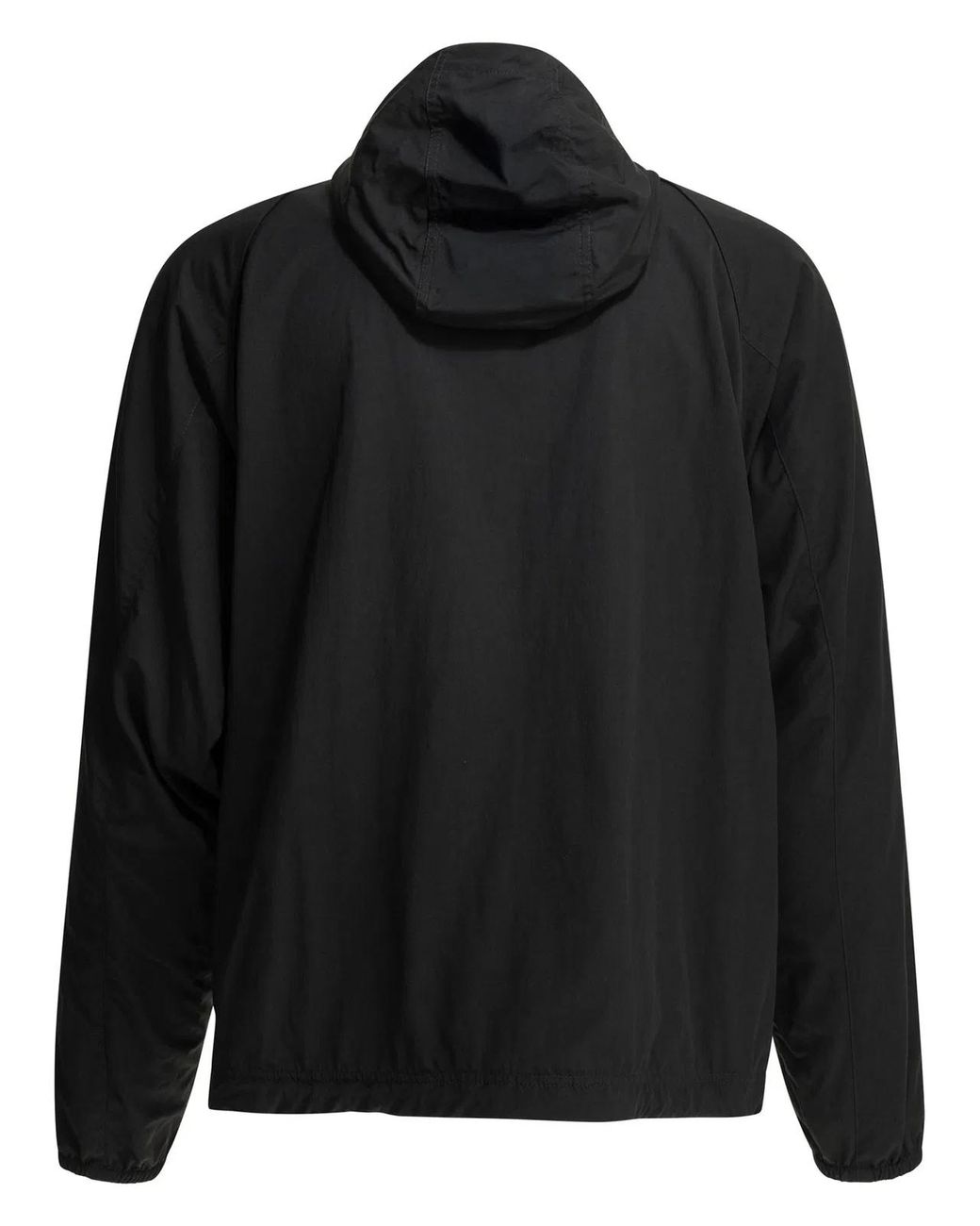 Balenciaga Black Technical Fabric Zip-Up Jacket for men