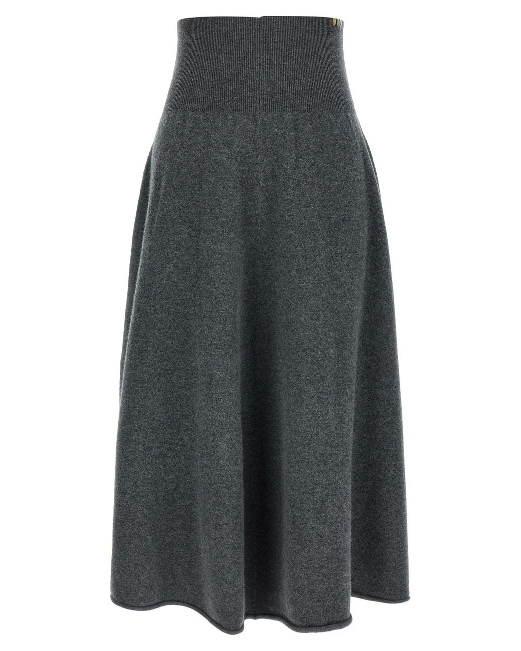Extreme Cashmere Gray 'N°388 Ease' Skirt