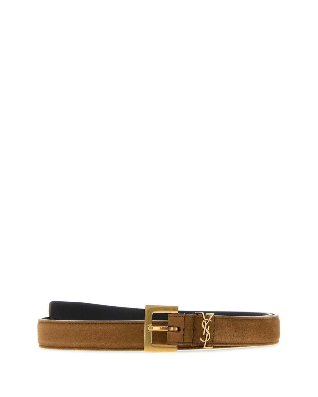 Saint Laurent White Ysl Cintura