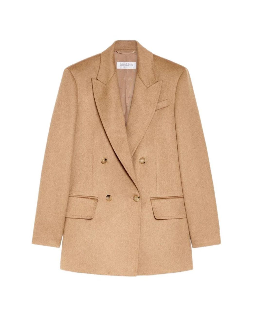 Max Mara Natural Olimpia Double-Breasted Blazer