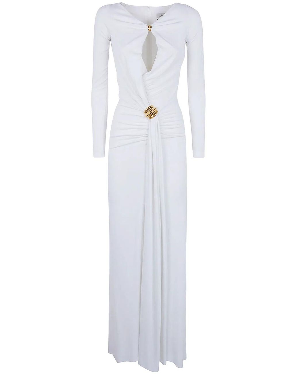 Elisabetta Franchi White Carpet Long Dress