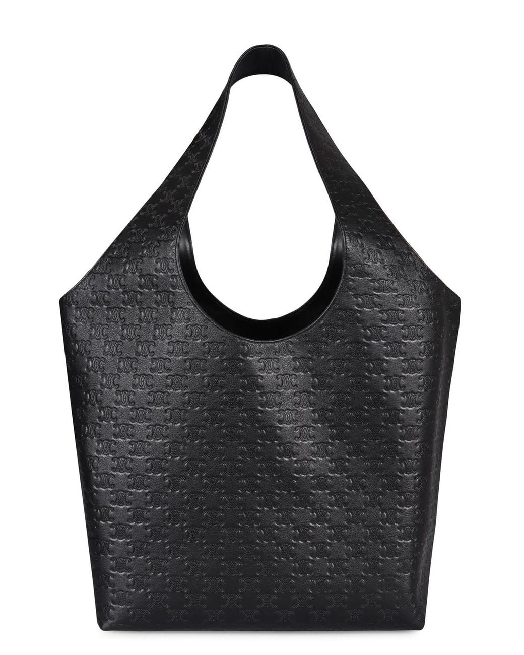 Céline Black Leather Shopping Bag for men