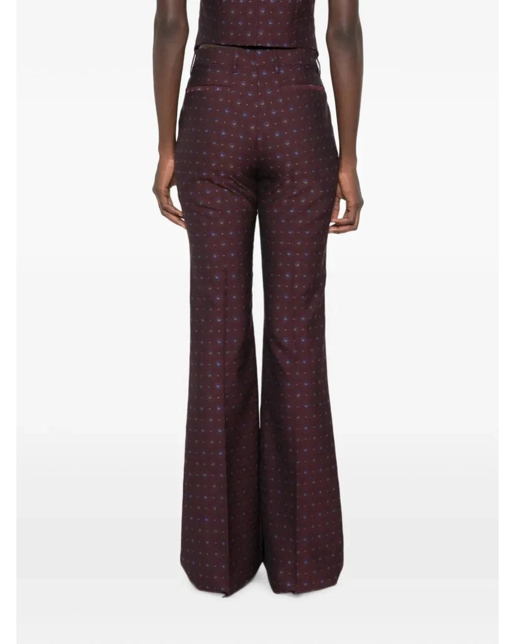 Etro Purple Pantalon