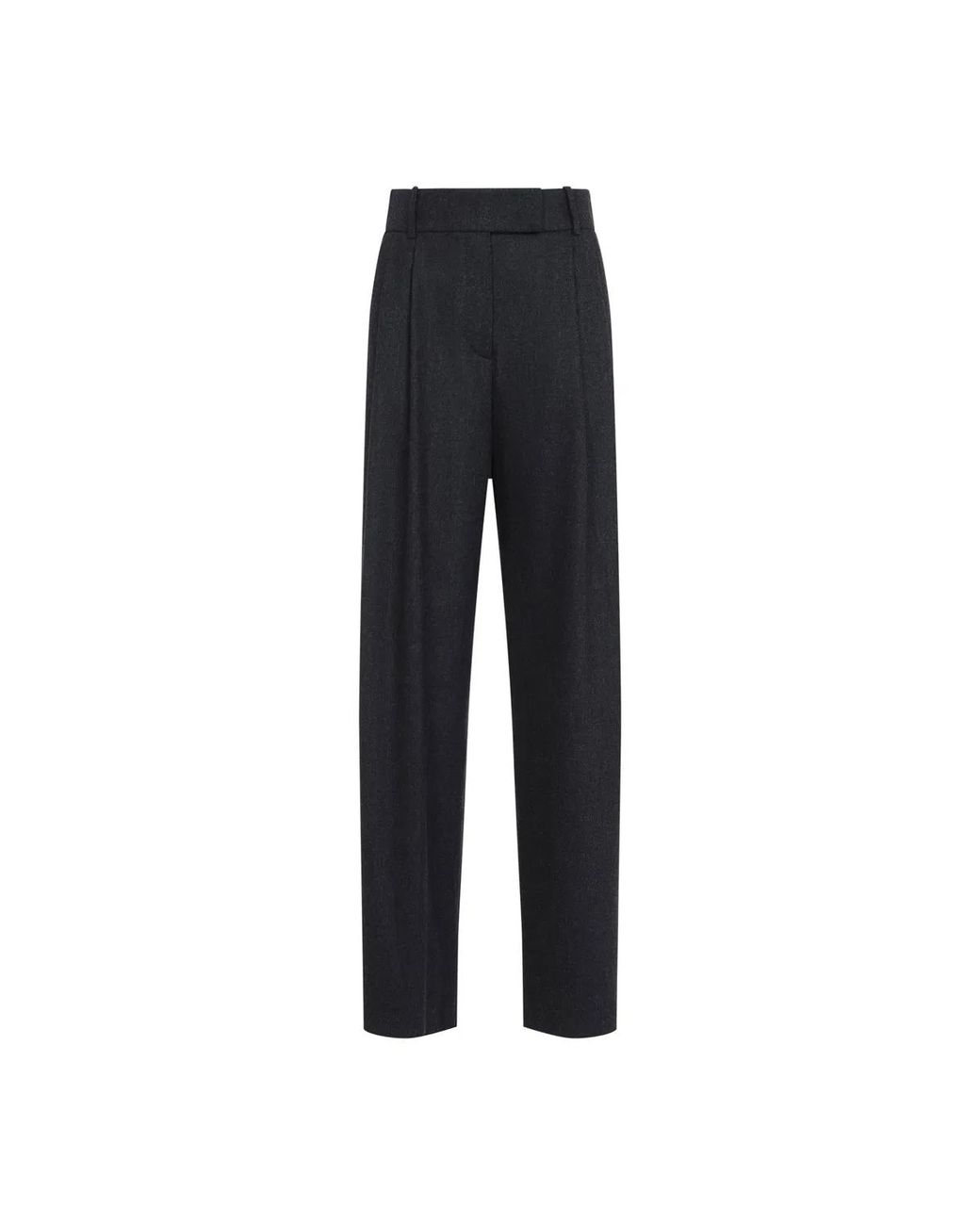 Giorgio Armani Black Swamp Wool Trousers
