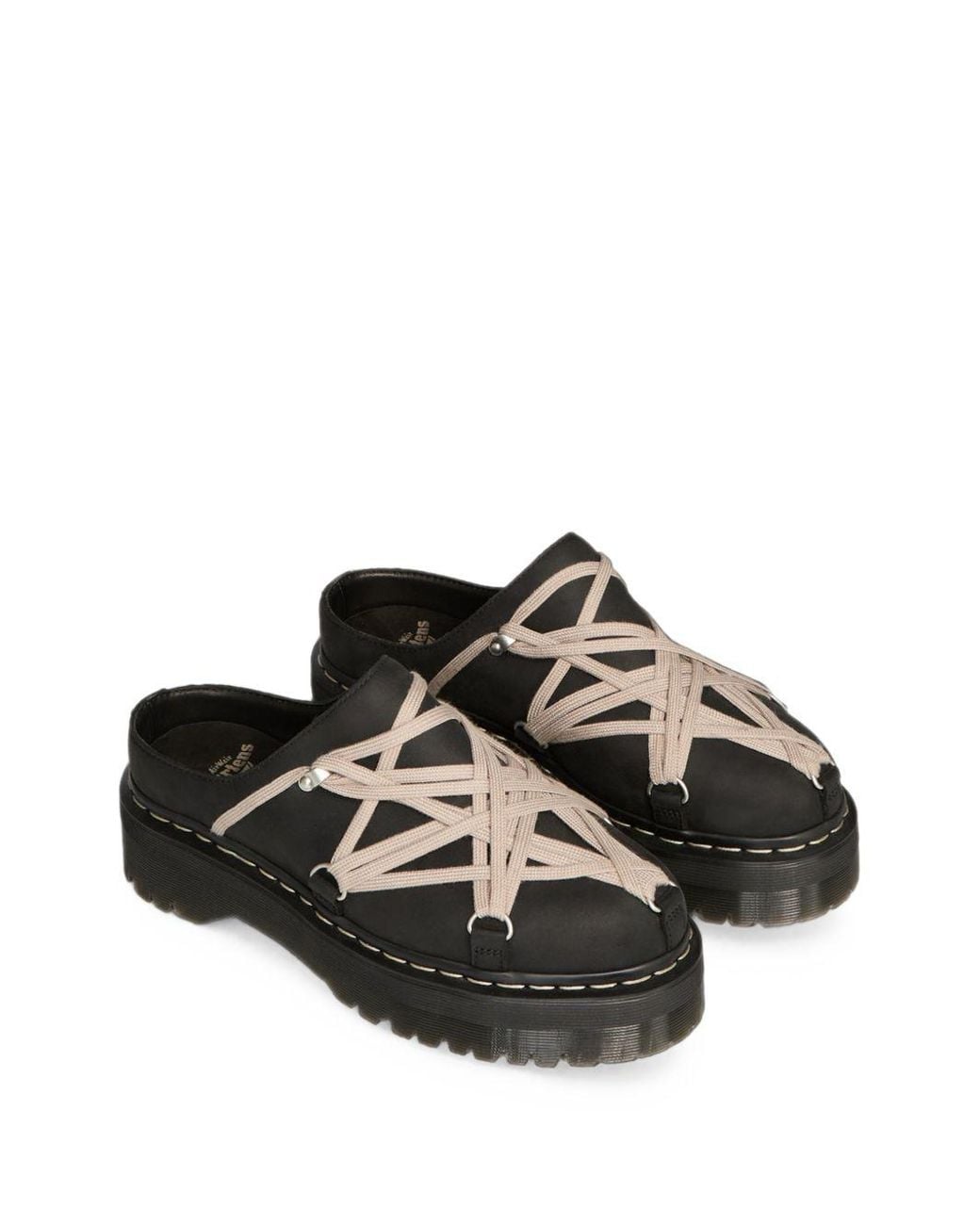 Dr. Martens Black Rick Owens X Dr Martens Rick Owens X Dr. Martens Quad Sole Megalace Mules