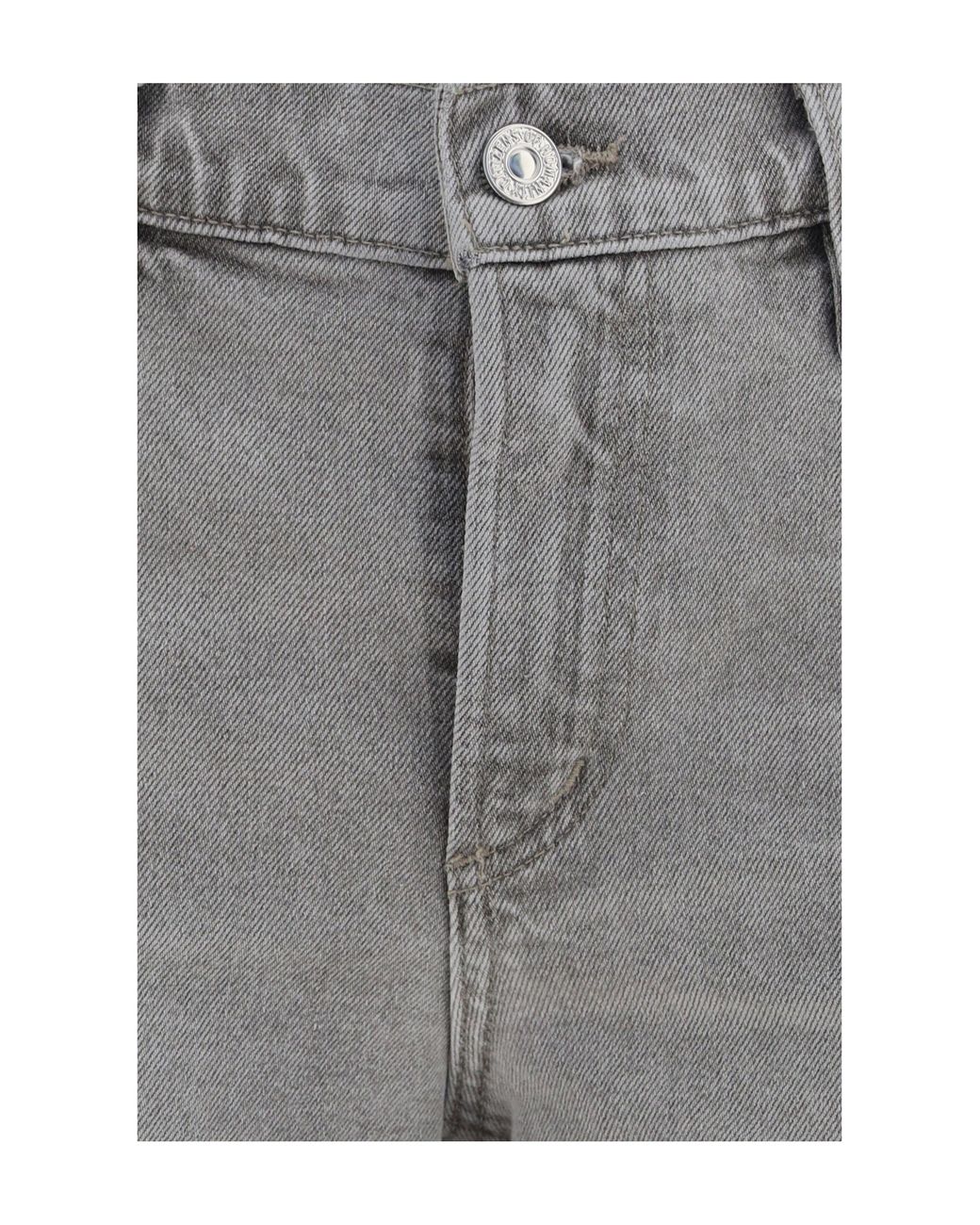 Citizens of Humanity Gray Jeans Vintage Straight-Leg