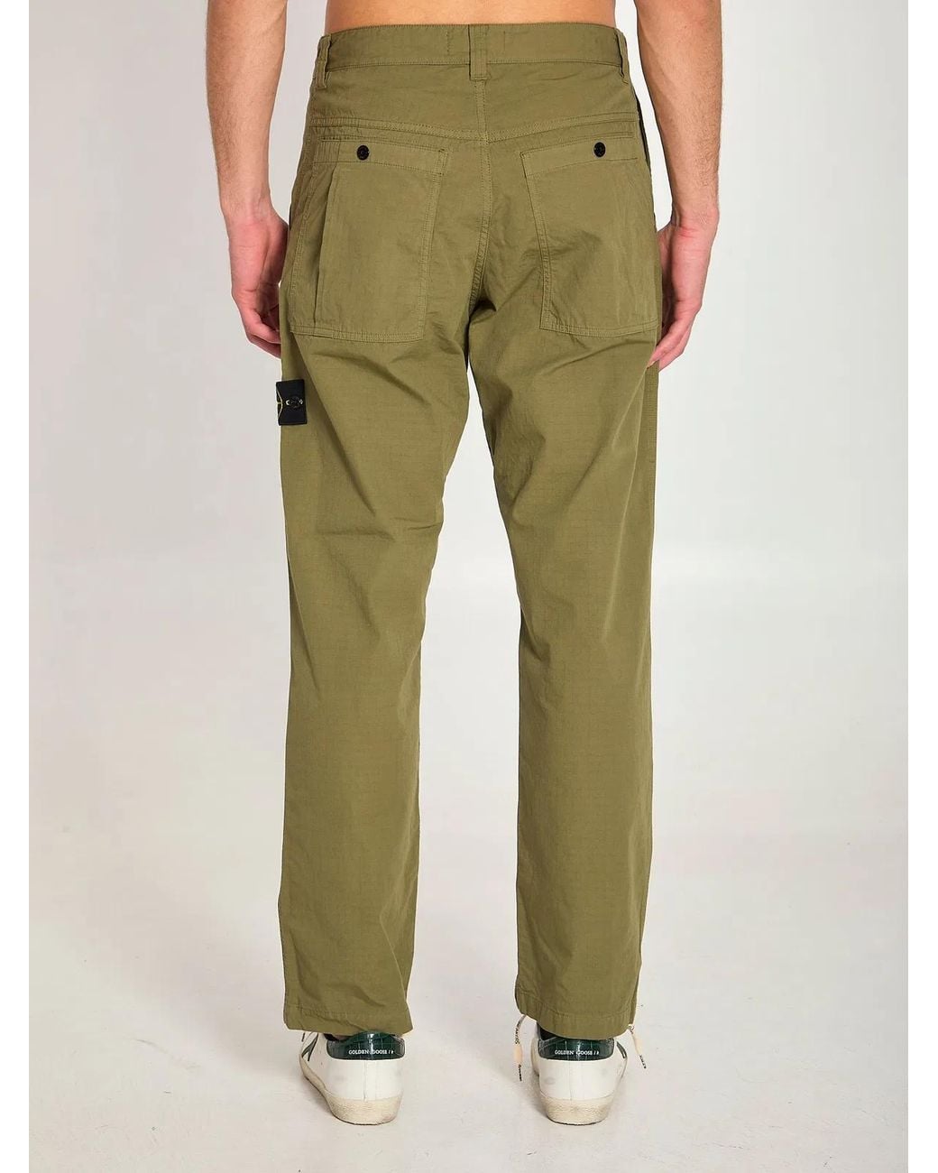 Stone Island Green 3100008 Trousers for men
