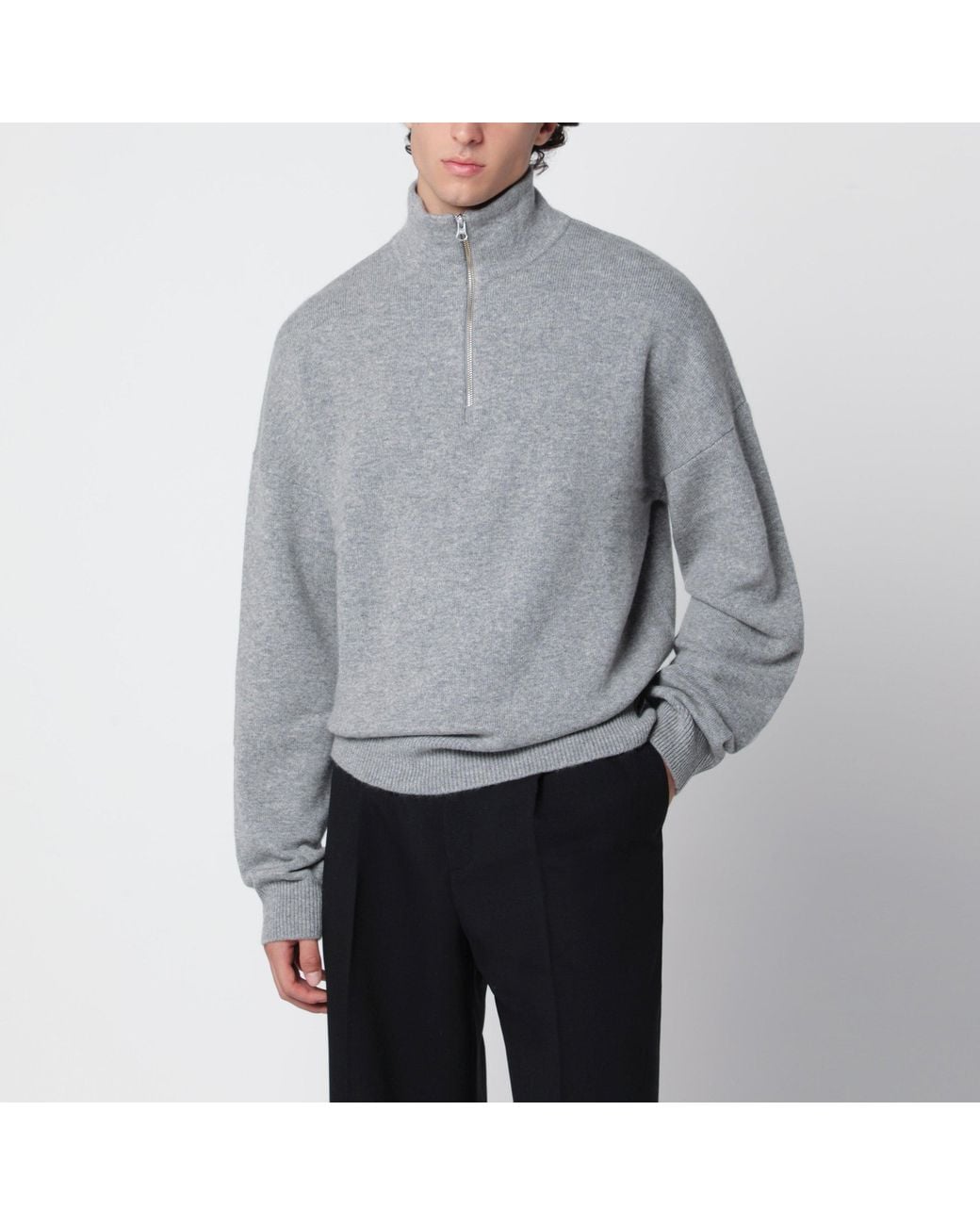 Extreme Cashmere Gray N°235 Hike Sweater for men