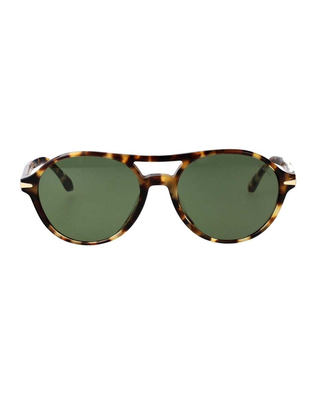 Giorgio Armani Green Havana Acetate Sunglasses