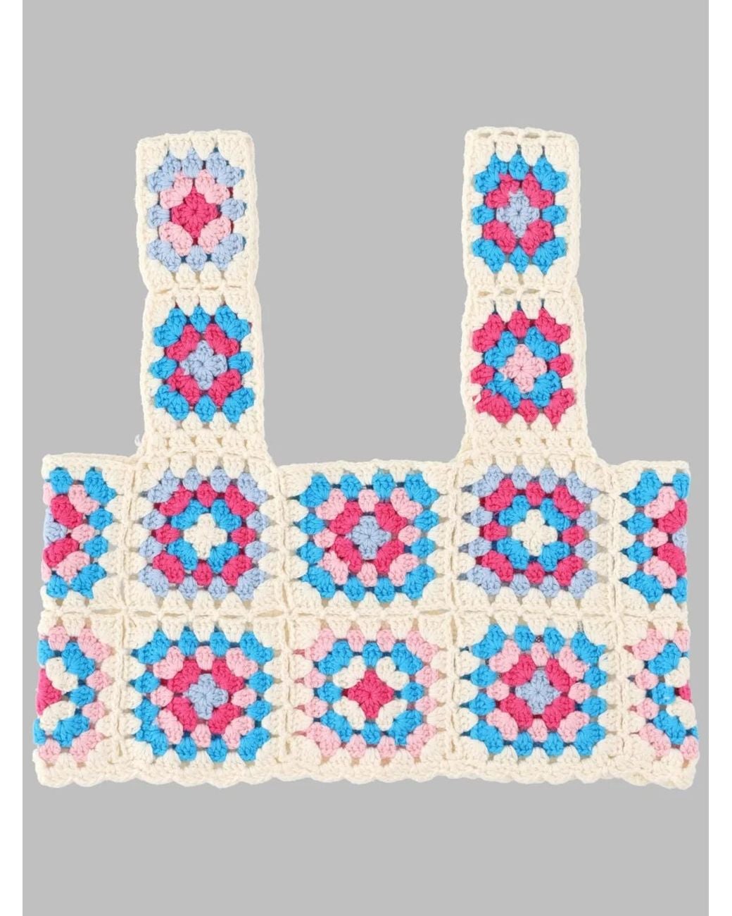 Mc2 Saint Barth Blue Halima Jr Girls Cotton Mini Top