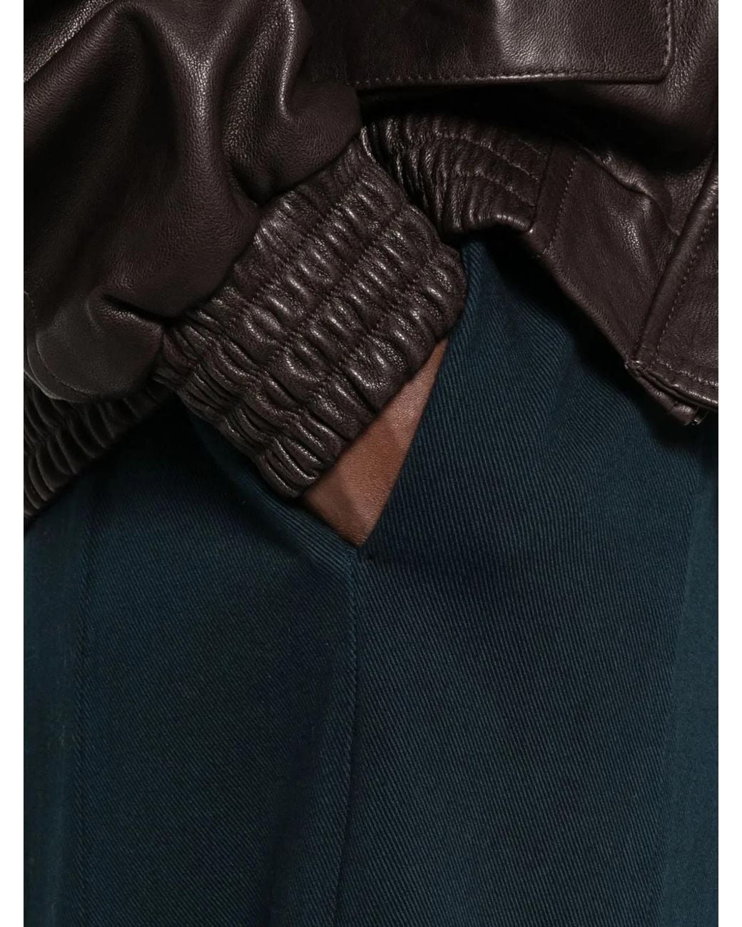 Forte_forte Blue Cotton Wide-Leg Trousers
