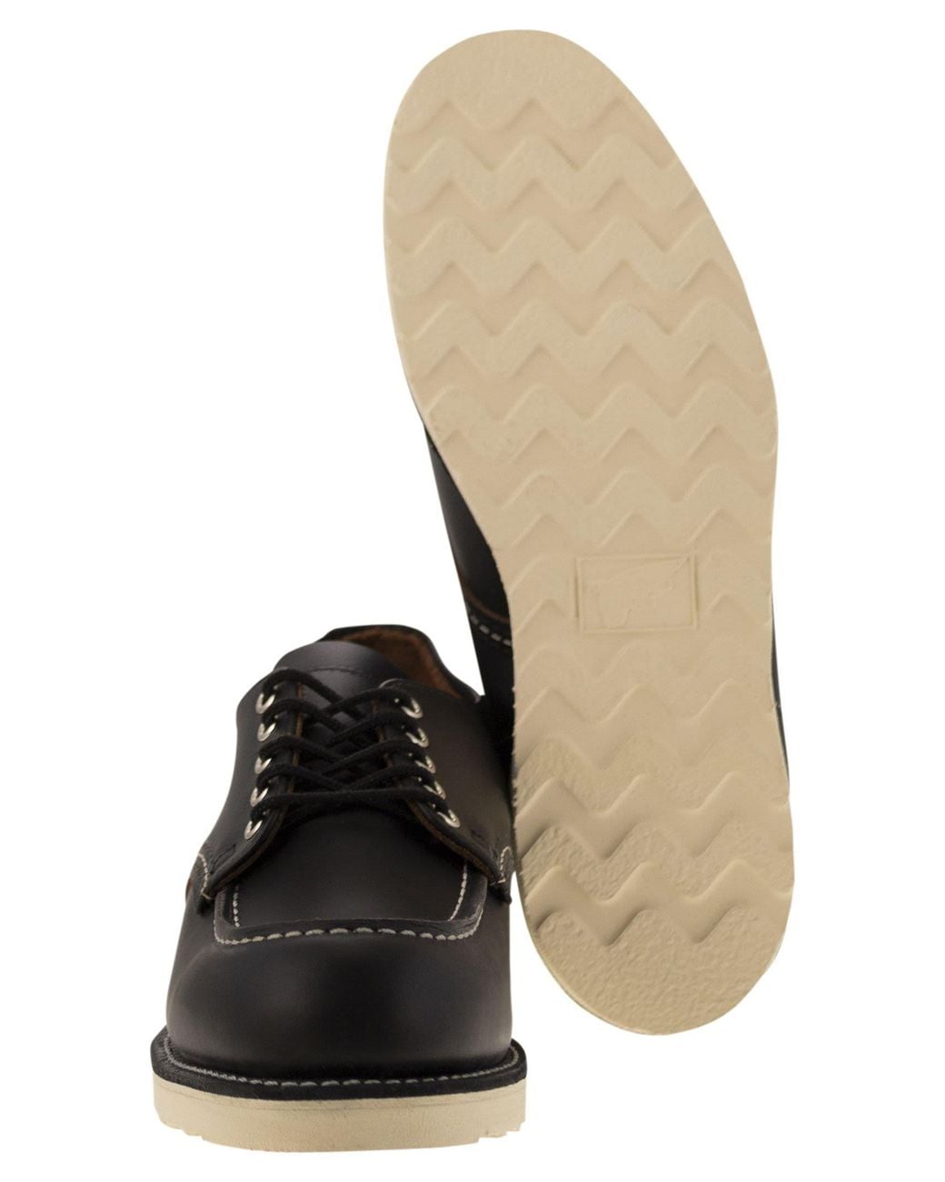 Red Wing Black 8090 Shop Moc Toe Oxford Prairie Shoe for men