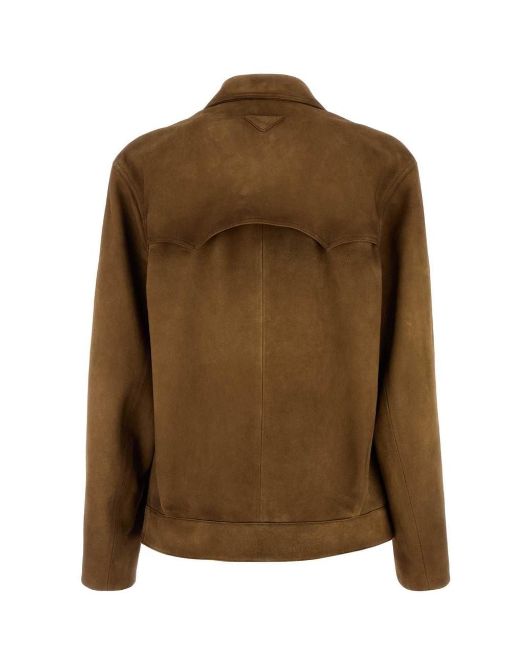 Prada Brown Leather Jacket for men