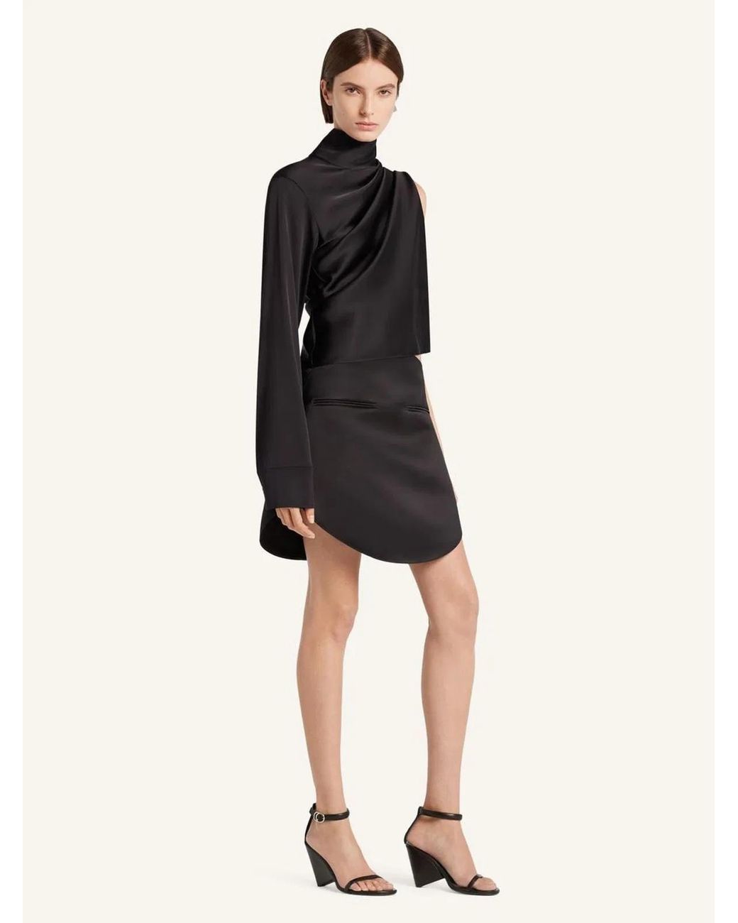 Courreges Black Courregès Skirt