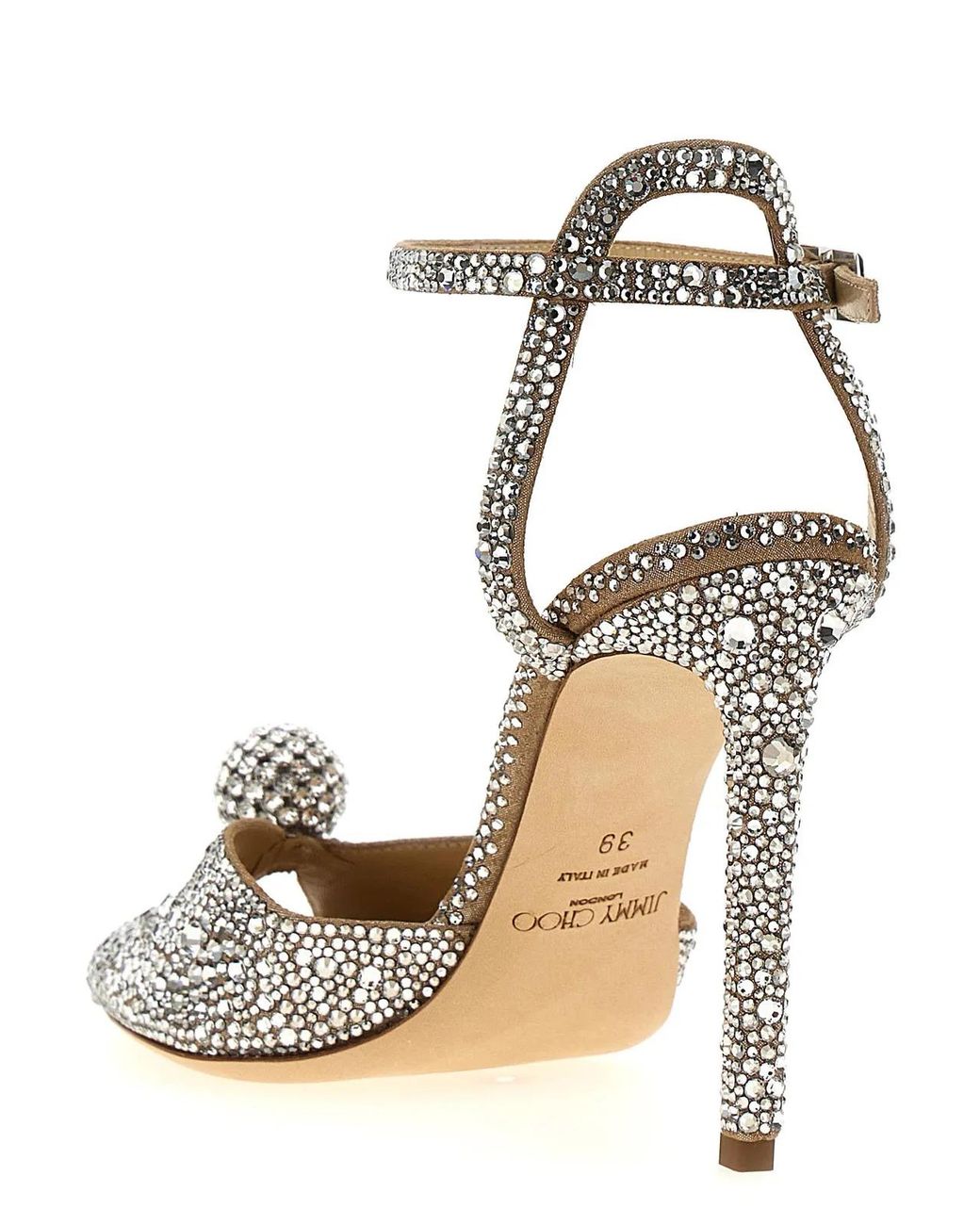 Jimmy Choo Metallic 'Sacora' Sandals