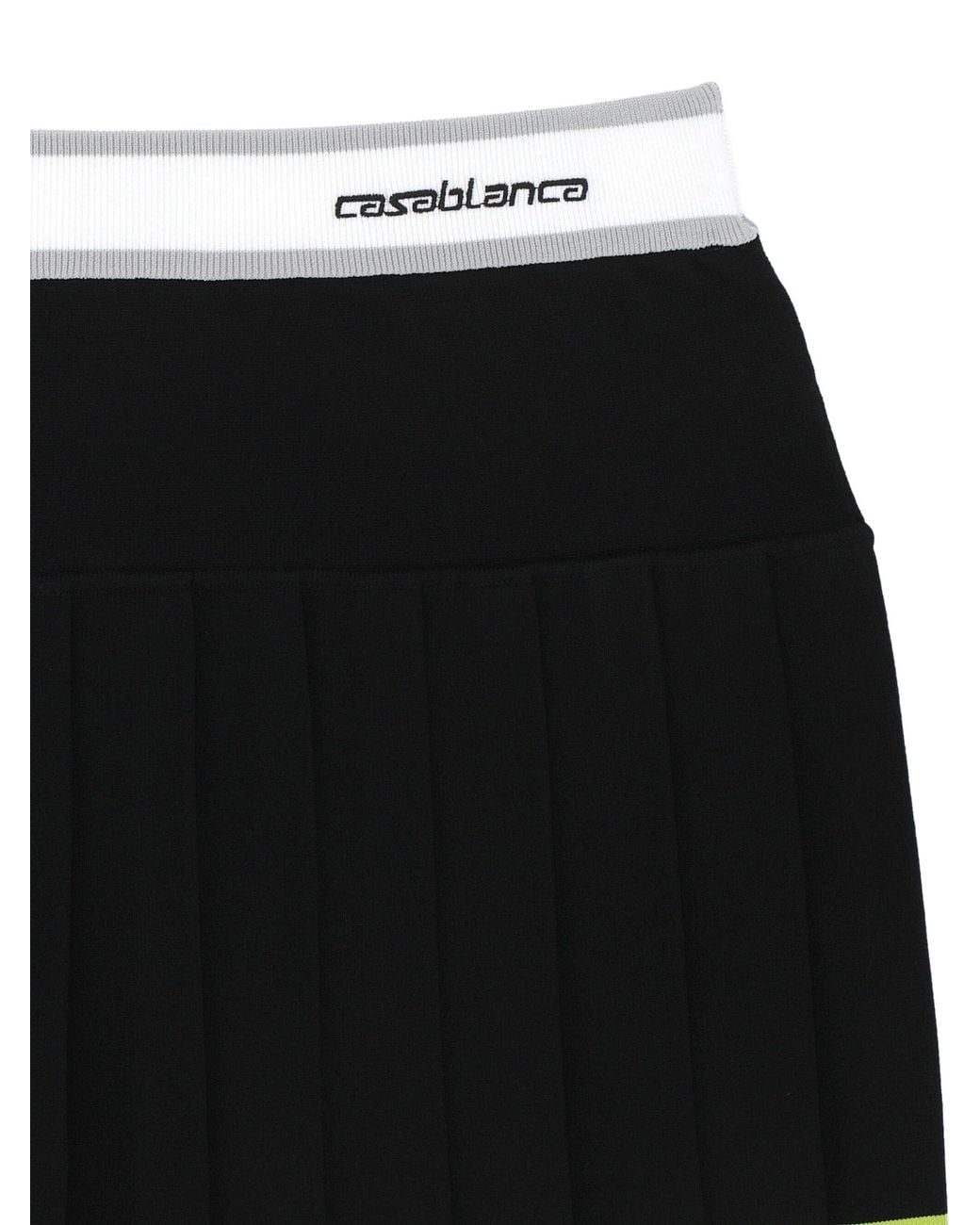 Casablanca Black Stripe Skirt