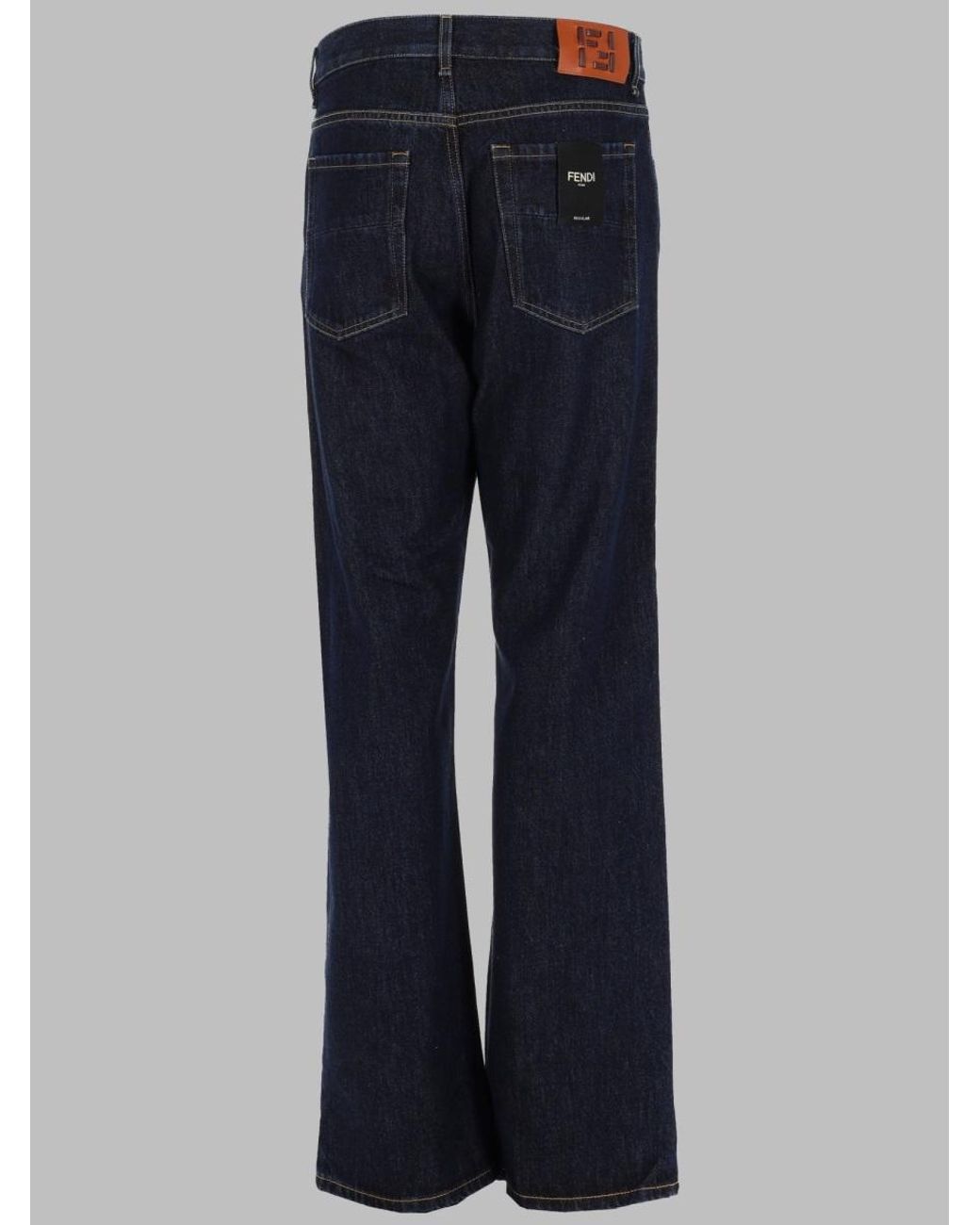 Fendi Blue Jeans Lunghi for men