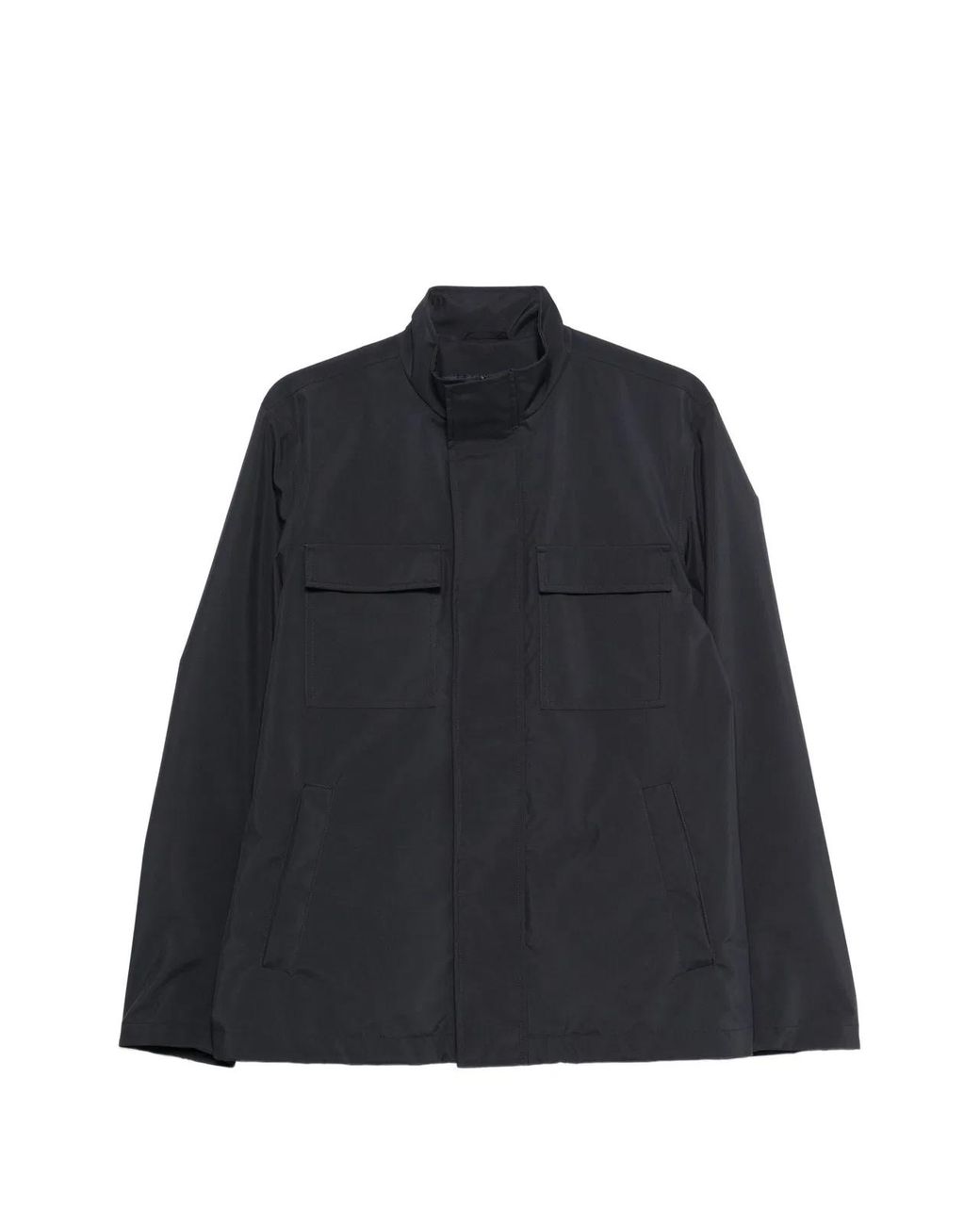 Herno Blue Essential Pocket Jacket for men