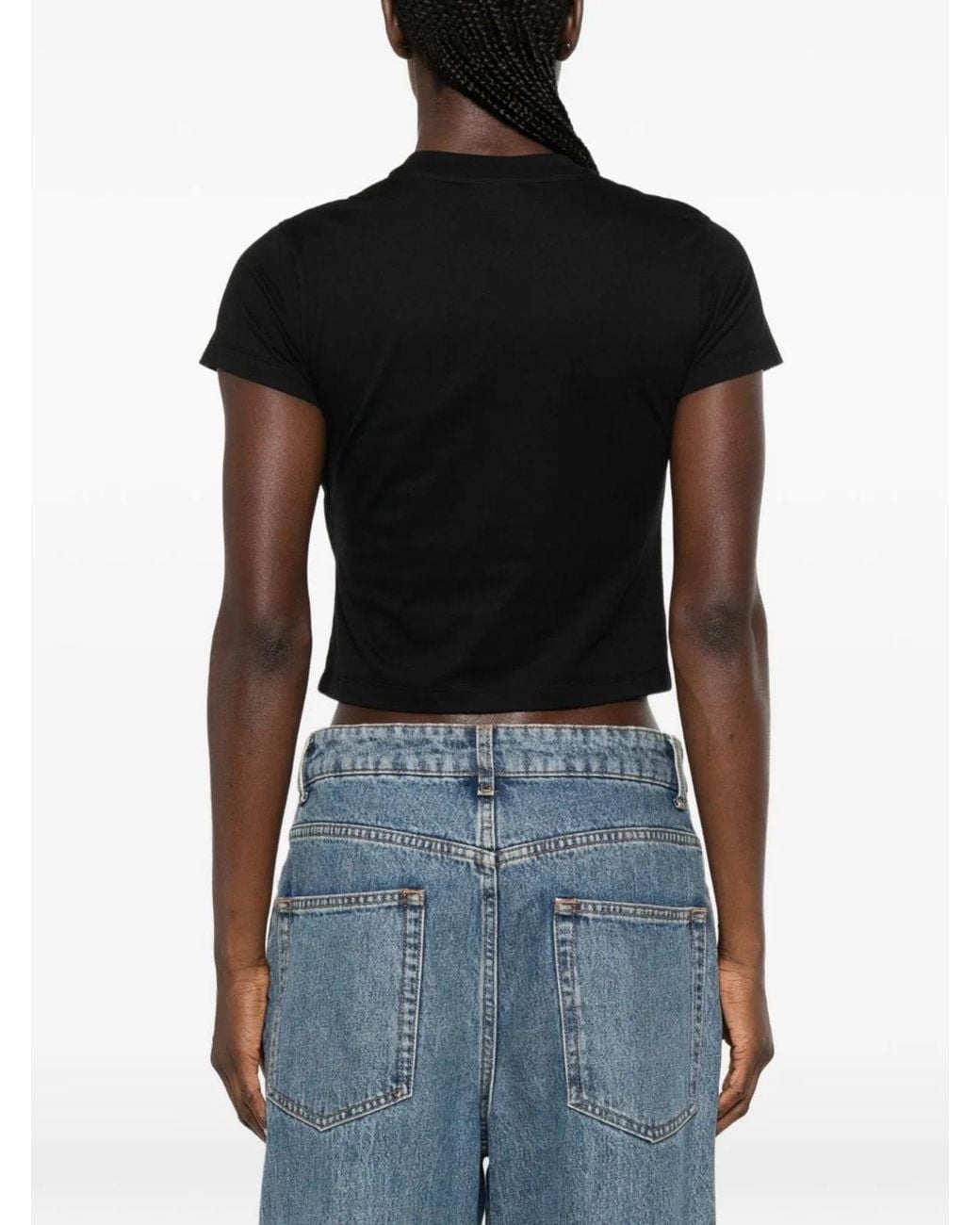 Gucci Black Cotton Blend T-Shirt