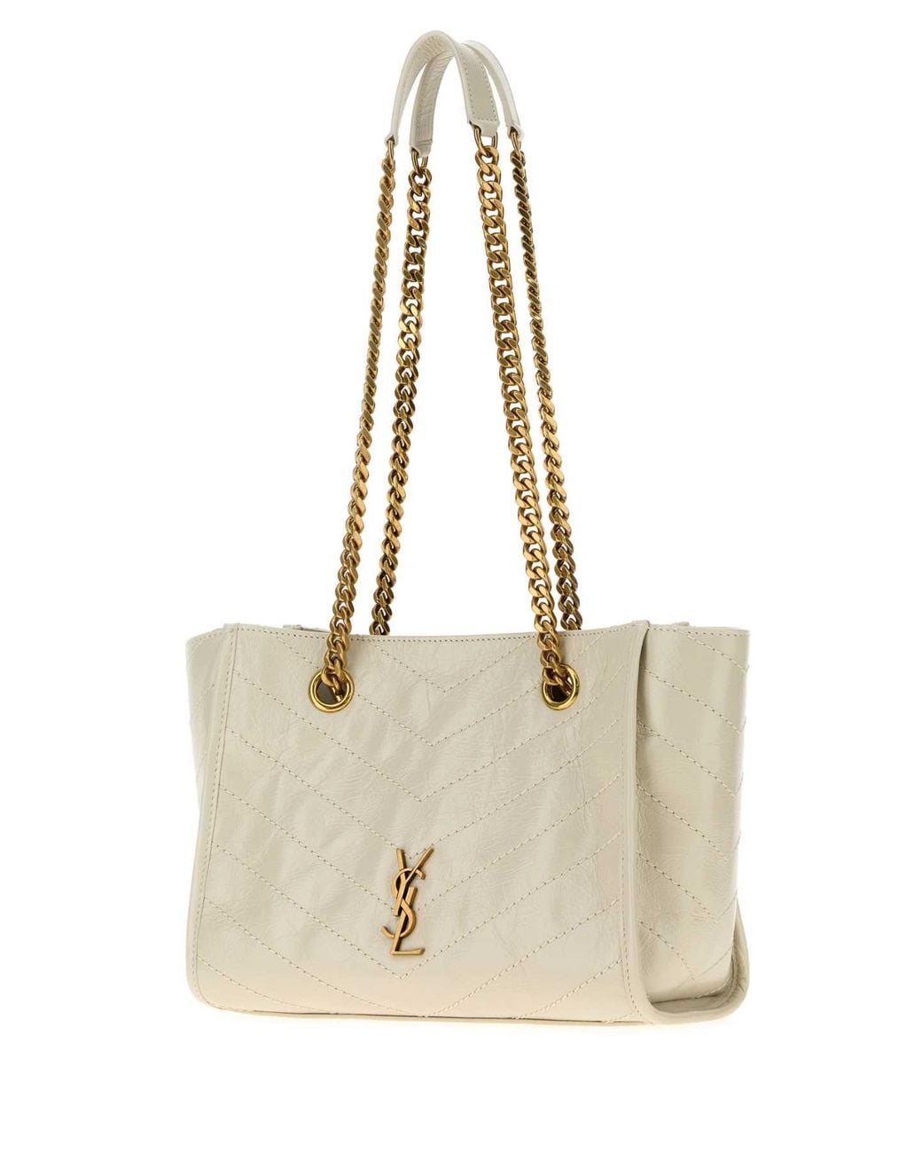 Saint Laurent Natural Niki Shoulder Bag