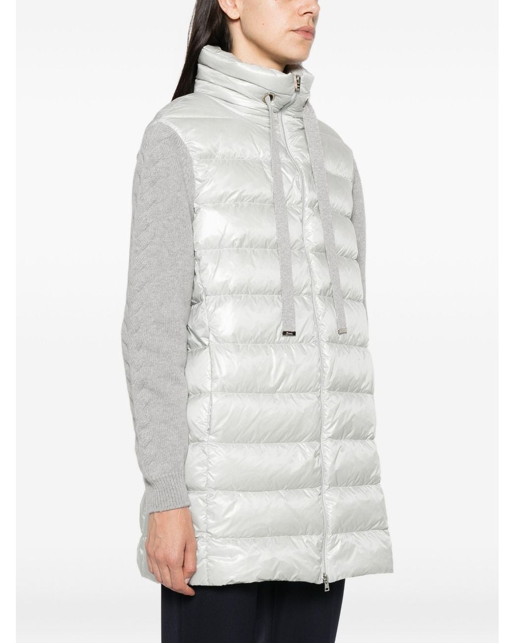 Herno White Polyamide Long Parka